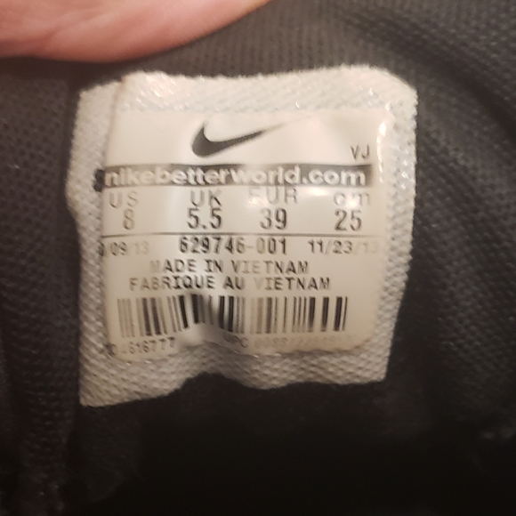 Nike Force Dunk Sky Hi Hidden Wedge Women's Sz 8 Black/White - Picture 2 of 4